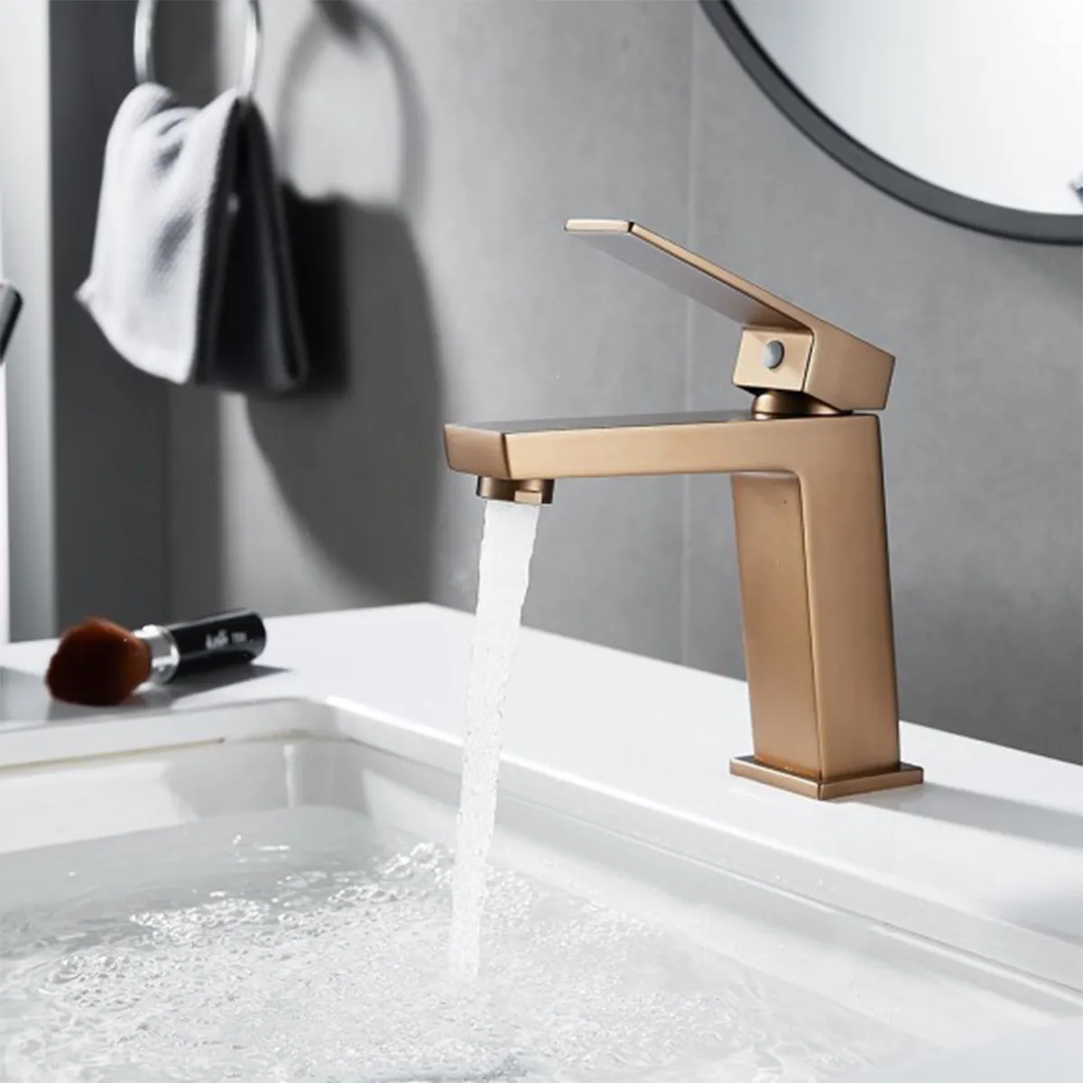 СМЕСИТЕЛ ЗА УМИВАЛНИК ЕЛИНОР ROSE GOLD - ICF 1491085B