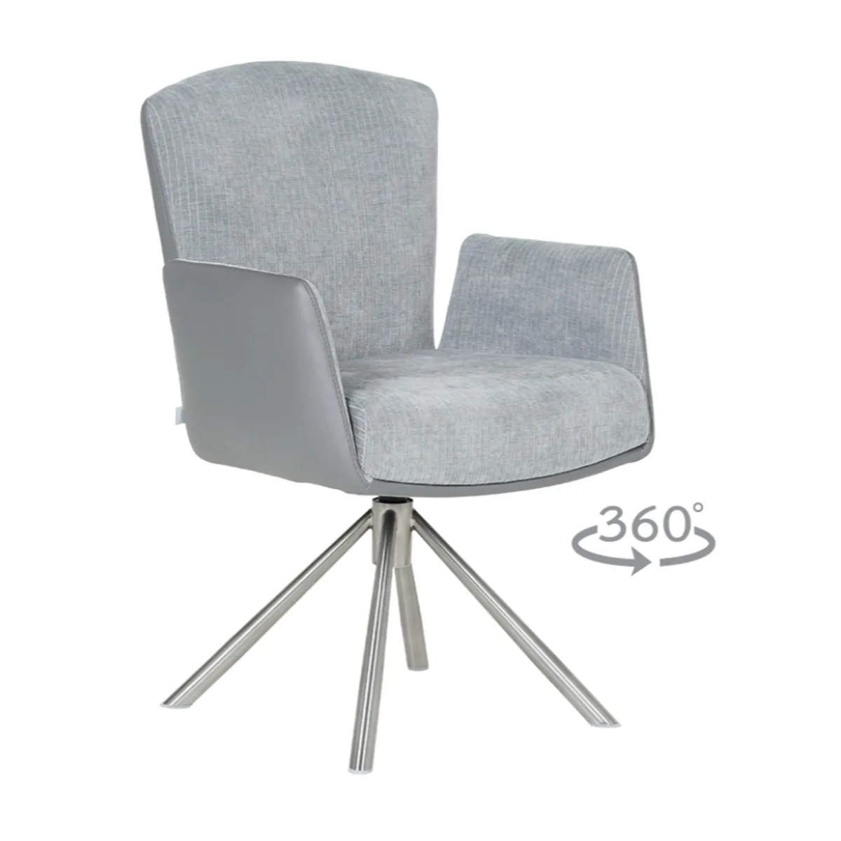 ТРАПЕЗЕН СТОЛ SINDI - СВЕТЛО СИВ