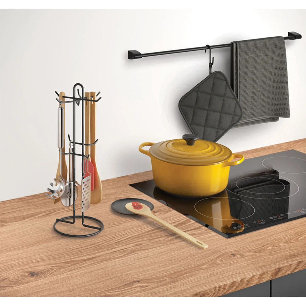 ПОСТАВКА ЗА ПРИБОРИ MESTOLO LAVA 15*34СМ. - 36.11.33