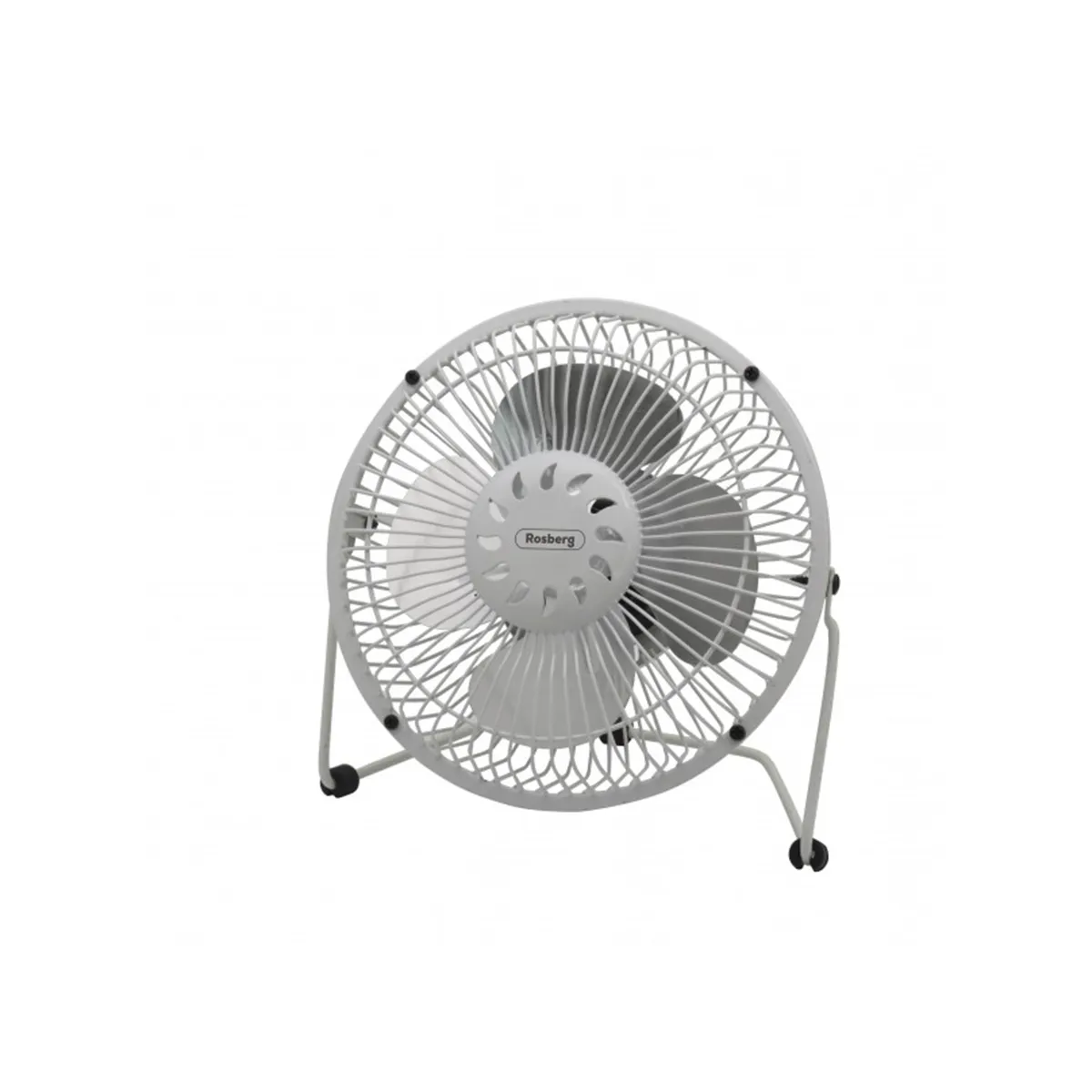 ВЕНТИЛАТОР НАСТОЛЕН С USB ROSBERG  2.5W R51760I6 БЯЛ