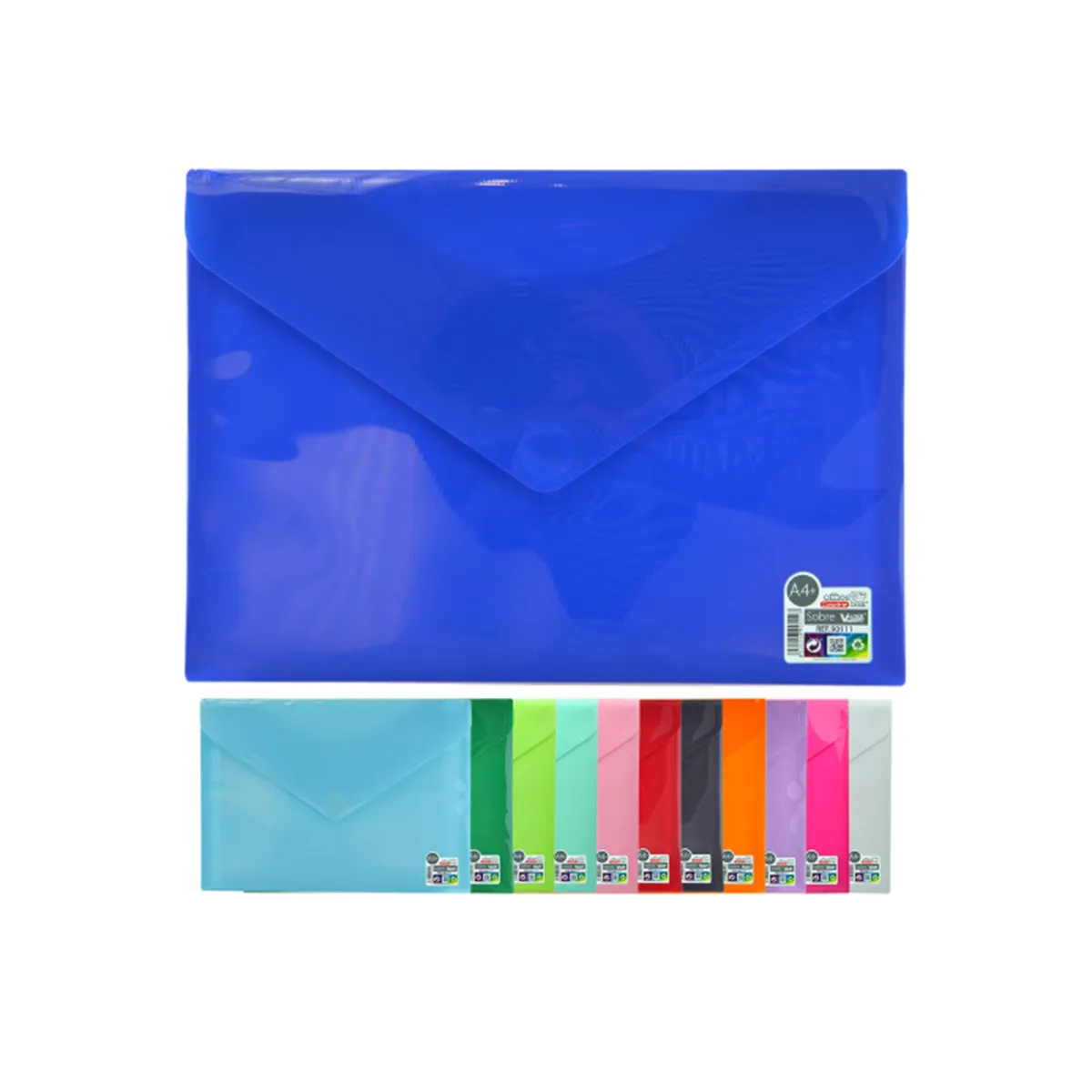 ПАПКА OFBOX COLORLINE V-LOCK  А4, ЦВЕТНИ  49042