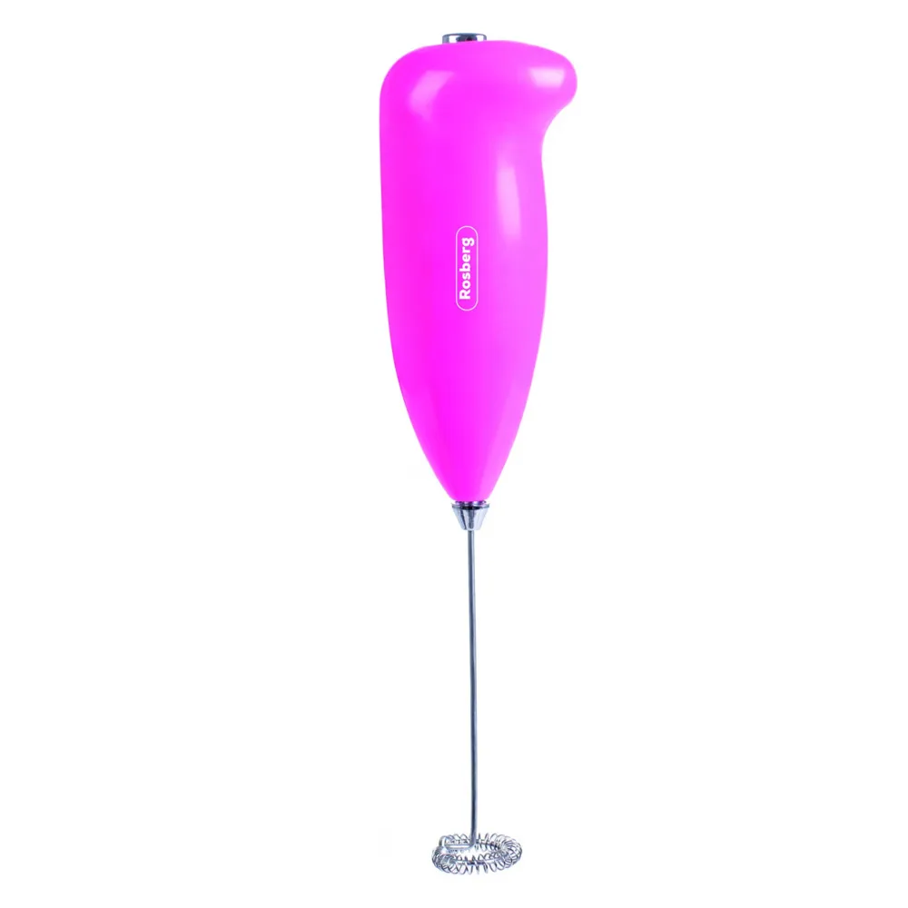 МИКСЕР ЗА ФРАПЕ ROSBERG R51163B, 9 СМ., РОЗОВ