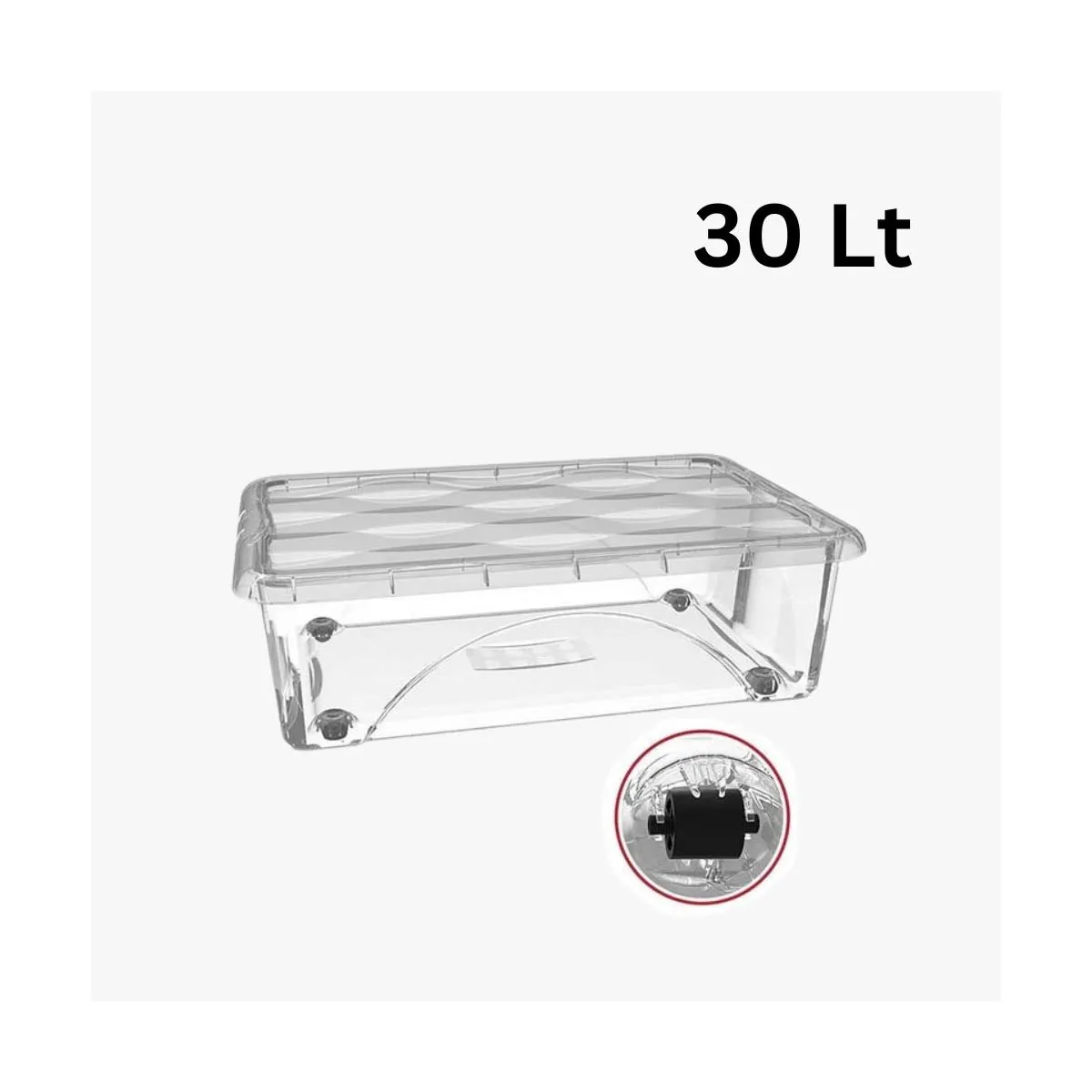 ПРОЗРАЧНА КУТИЯ ЗА СЪХРАНЕНИЕ DUNE 30Л S1917046
