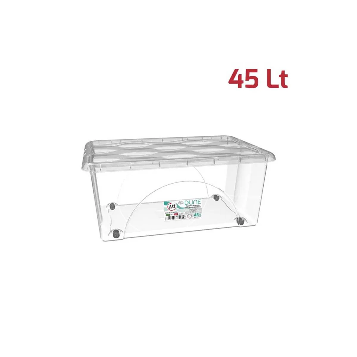 ПРОЗРАЧНА КУТИЯ ЗА СЪХРАНЕНИЕ DUNE 45Л S1917047