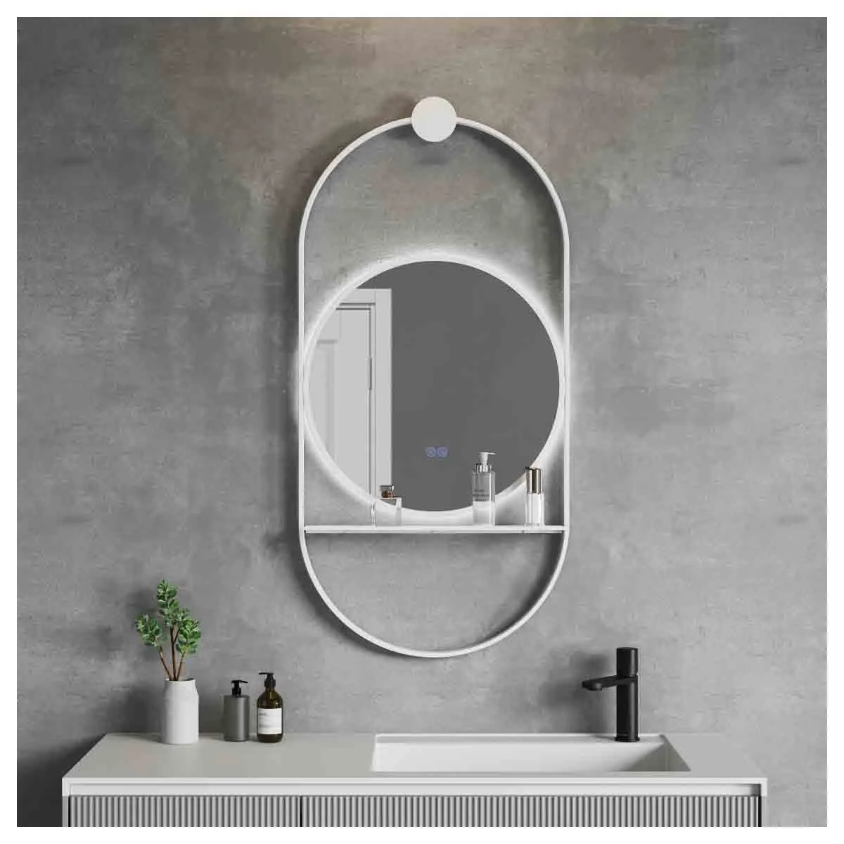 ОГЛЕДАЛО LED SAVONA WHITE 60*120 1943MW