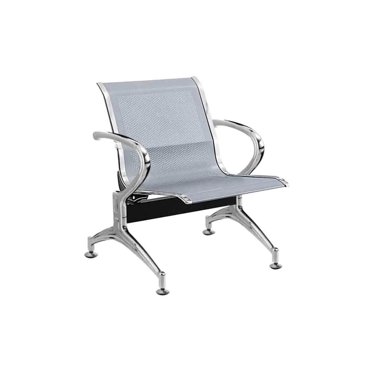 ПОСЕТИТЕЛСКА ПЕЙКА С 1 МЯСТО CARMEN-1030-1 СРЕБЪРНА