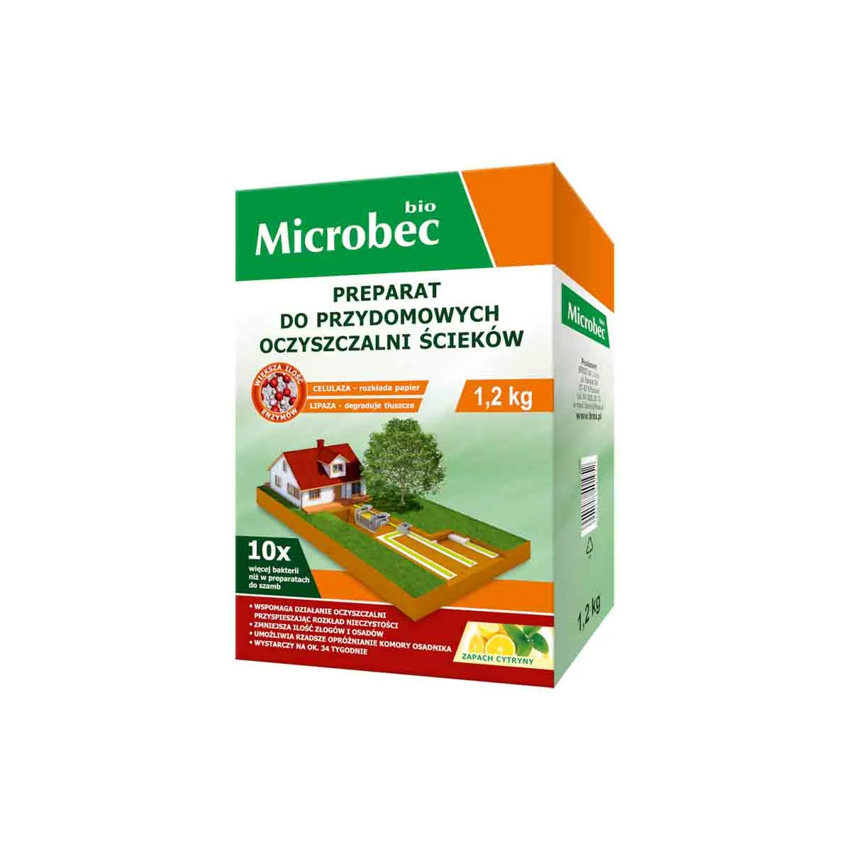 ПРЕПАРАТ ЗА СЕПТИЧНИ ЯМИ MICROBEC 1.2 KG