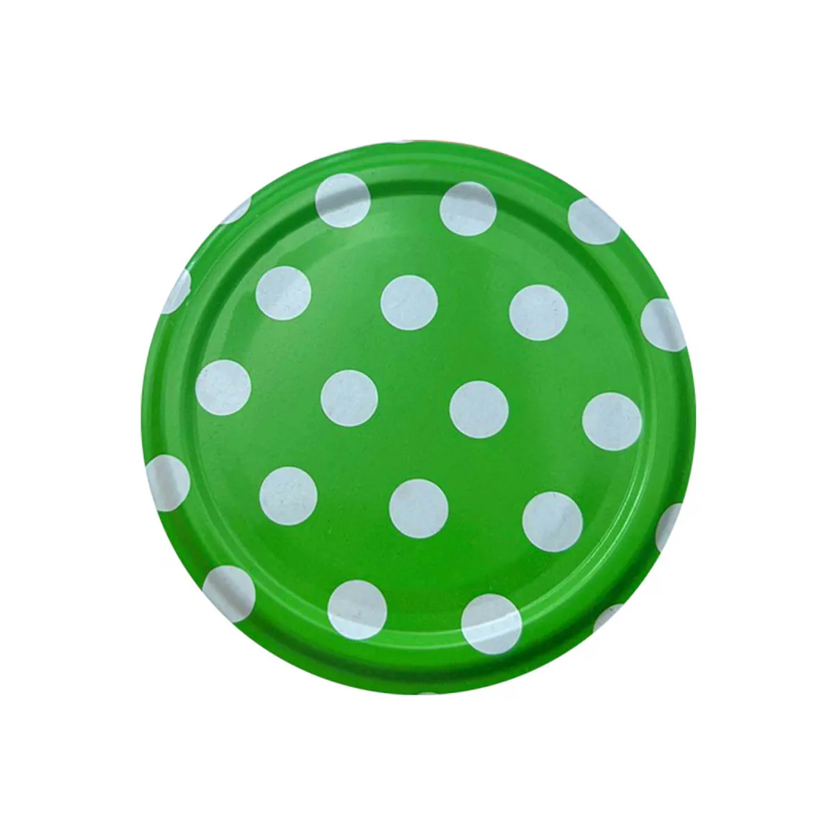 КАПАЧКИ ЗА БУРКАН Ф82 - 10БР. ЗЕЛЕНИ ТОЧКИ /  С82