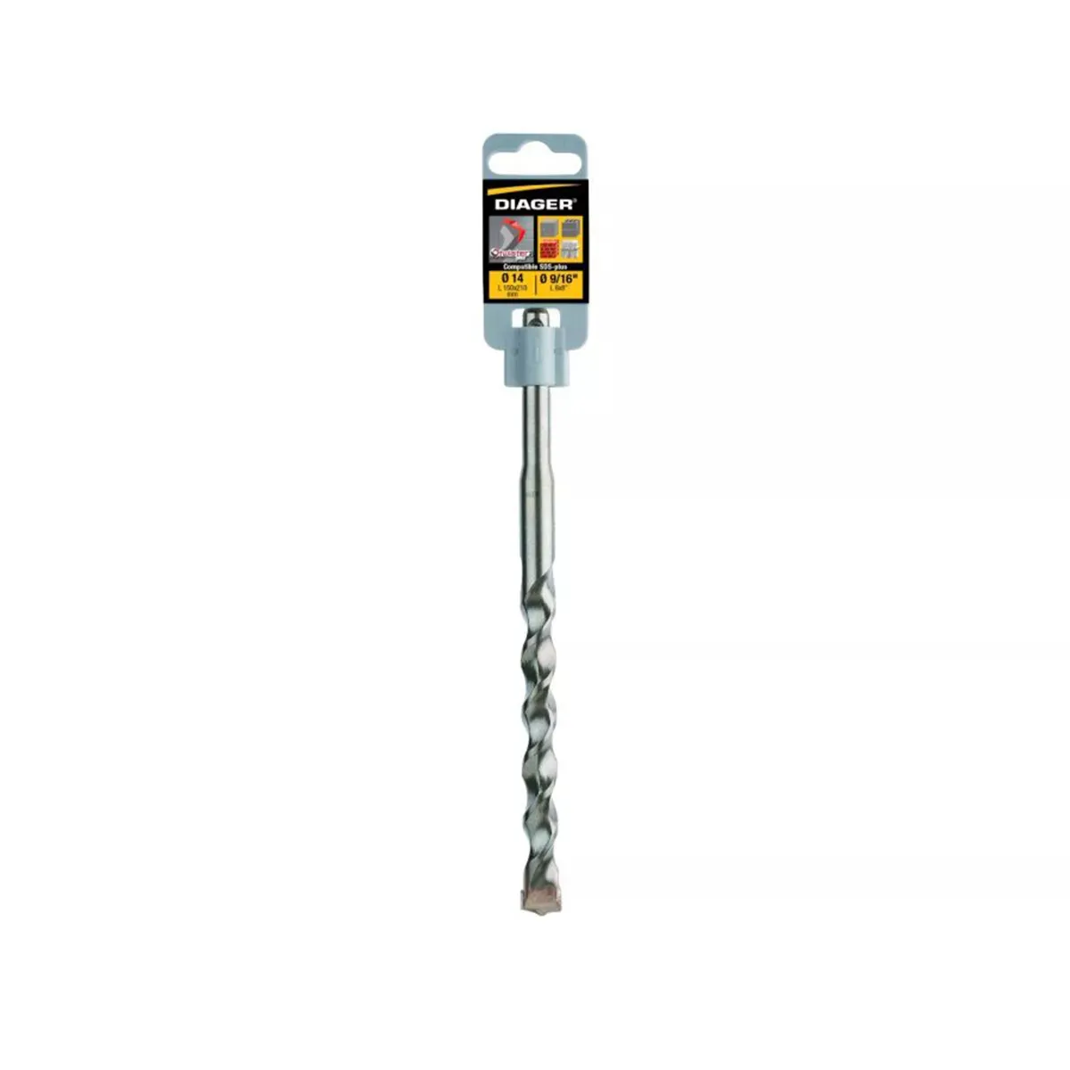 СВРЕДЛО ЗА БЕТОН DIAGER - SDS-PLUS, 8*100*160, 5614060