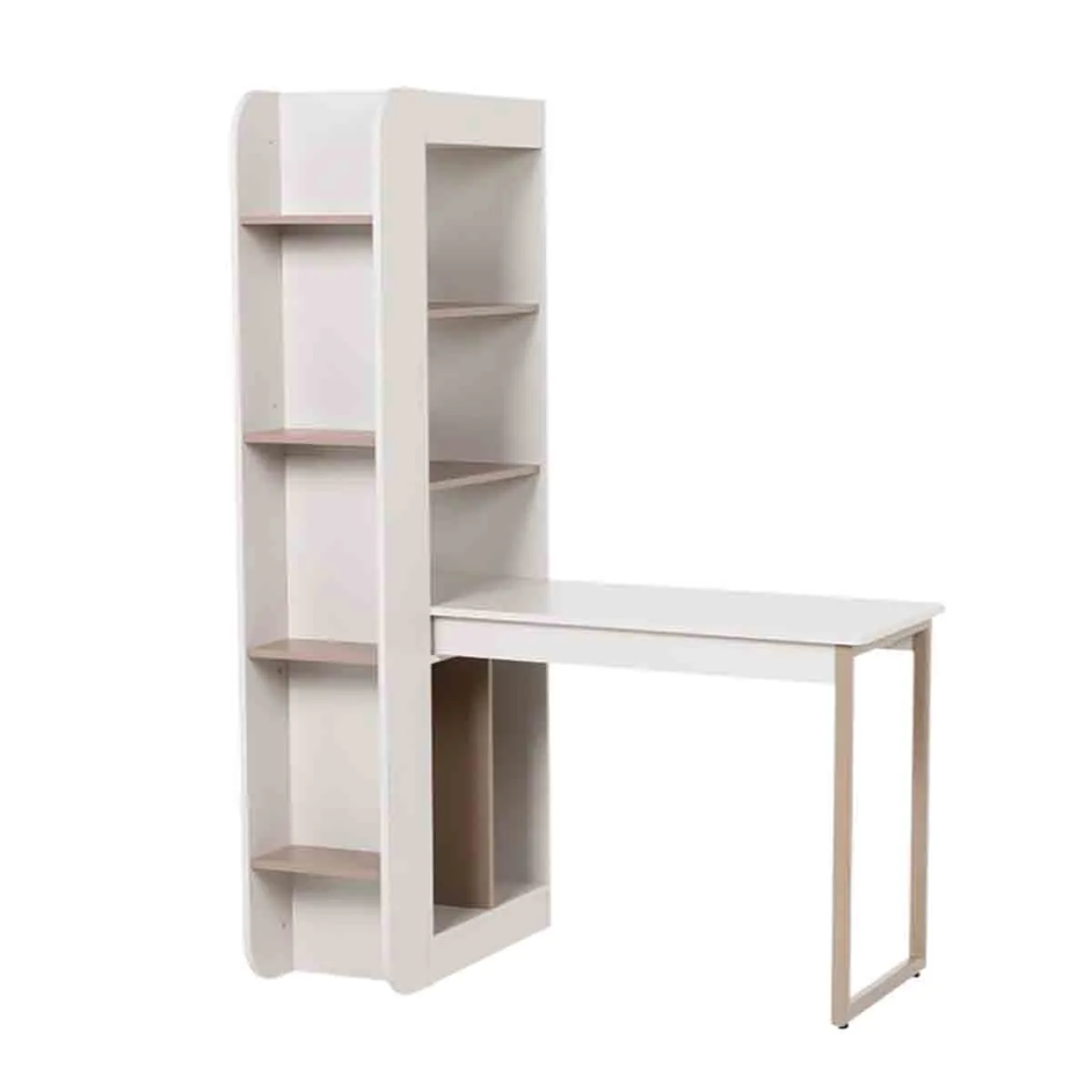 БЮРО С ЕТАЖЕРКА CORTES - КАПУЧИНО