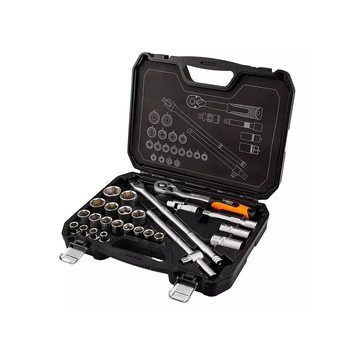 ГЕДОРЕ NEO TOOLS - 25 ЧАСТИ,10-205