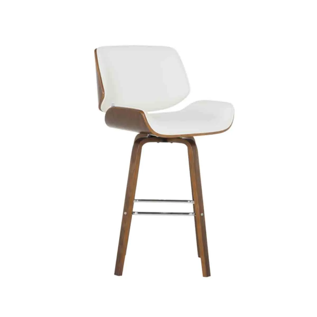 БАР СТОЛ - CARMEN, 4027 - ОРЕХ / БЯЛ