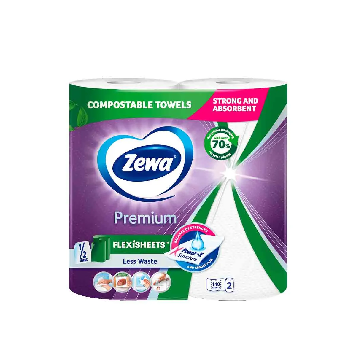 КУХНЕНСКА РОЛКА - ZEWA, PREMIUM