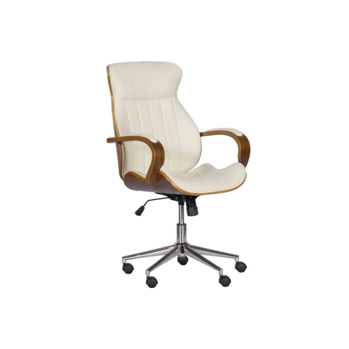 ПРЕЗИДЕНТСКИ ОФИС СТОЛ CARMEN - 6402, ОРЕХ-КРЕМ