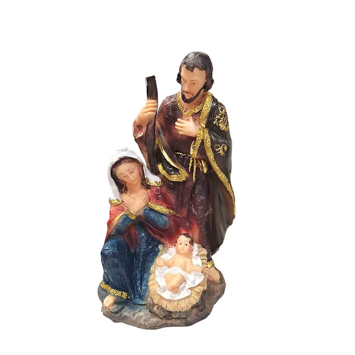 ФИГУРКА - ХРИСТОС И БОГОРОДИЦА С МЛАДЕНЕЦА, 10098708839