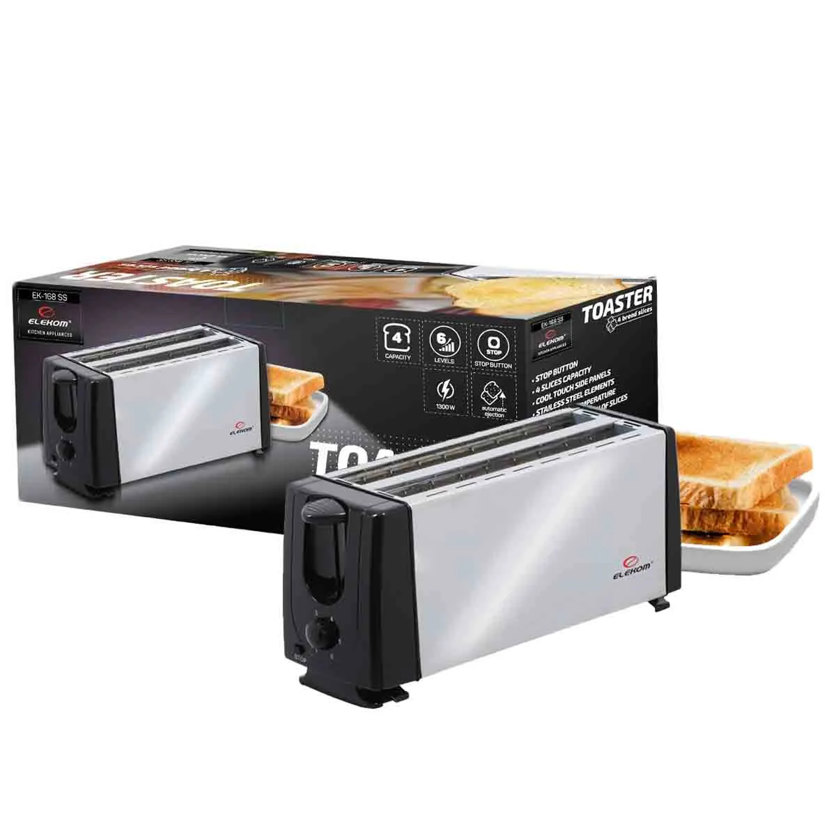 ТОСТЕР - ЕК-168 SS