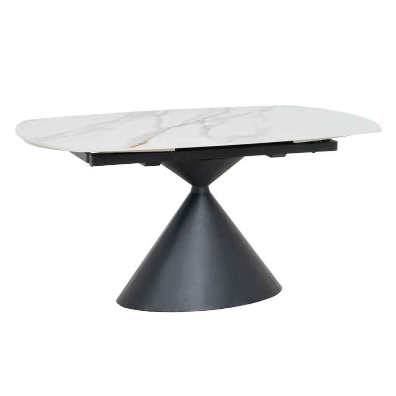 РАЗТЕГАТЕЛНА ТРАПЕЗНА МАСА - UPATA, БЯЛА