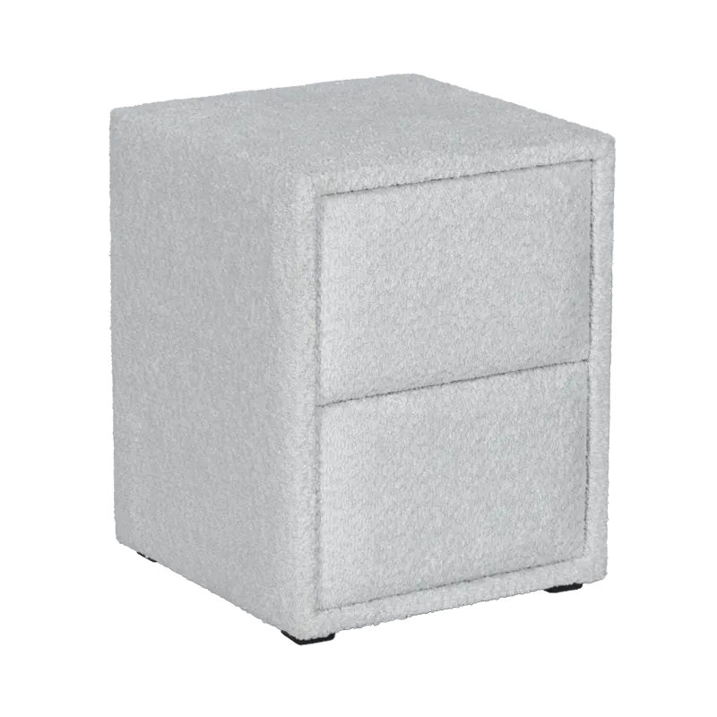 НОЩНО ШКАФЧЕ - COMO, СРЕБЪРЕН AN