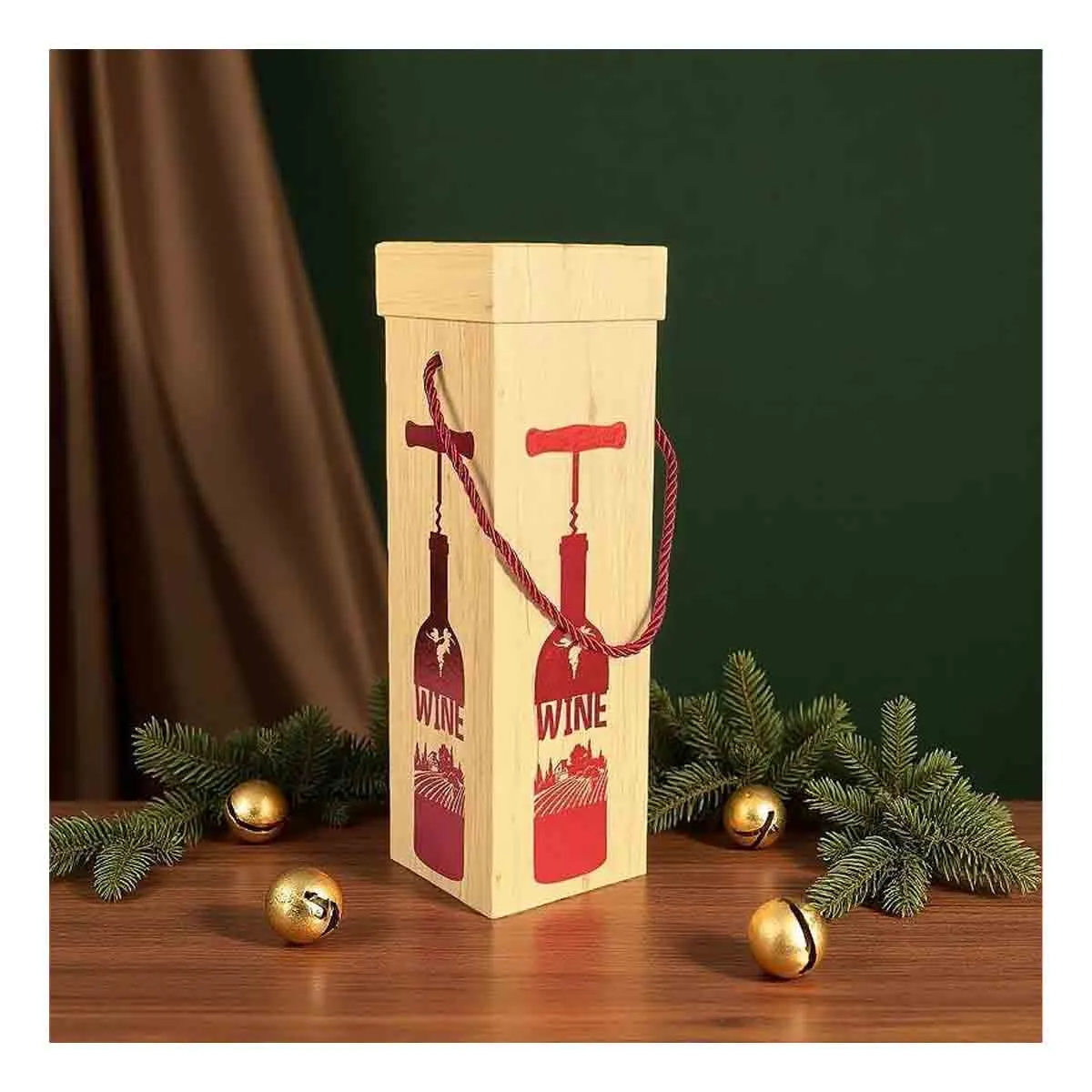 КОЛЕДНА КУТИЯ ЗА БУТИЛКА - 41035895