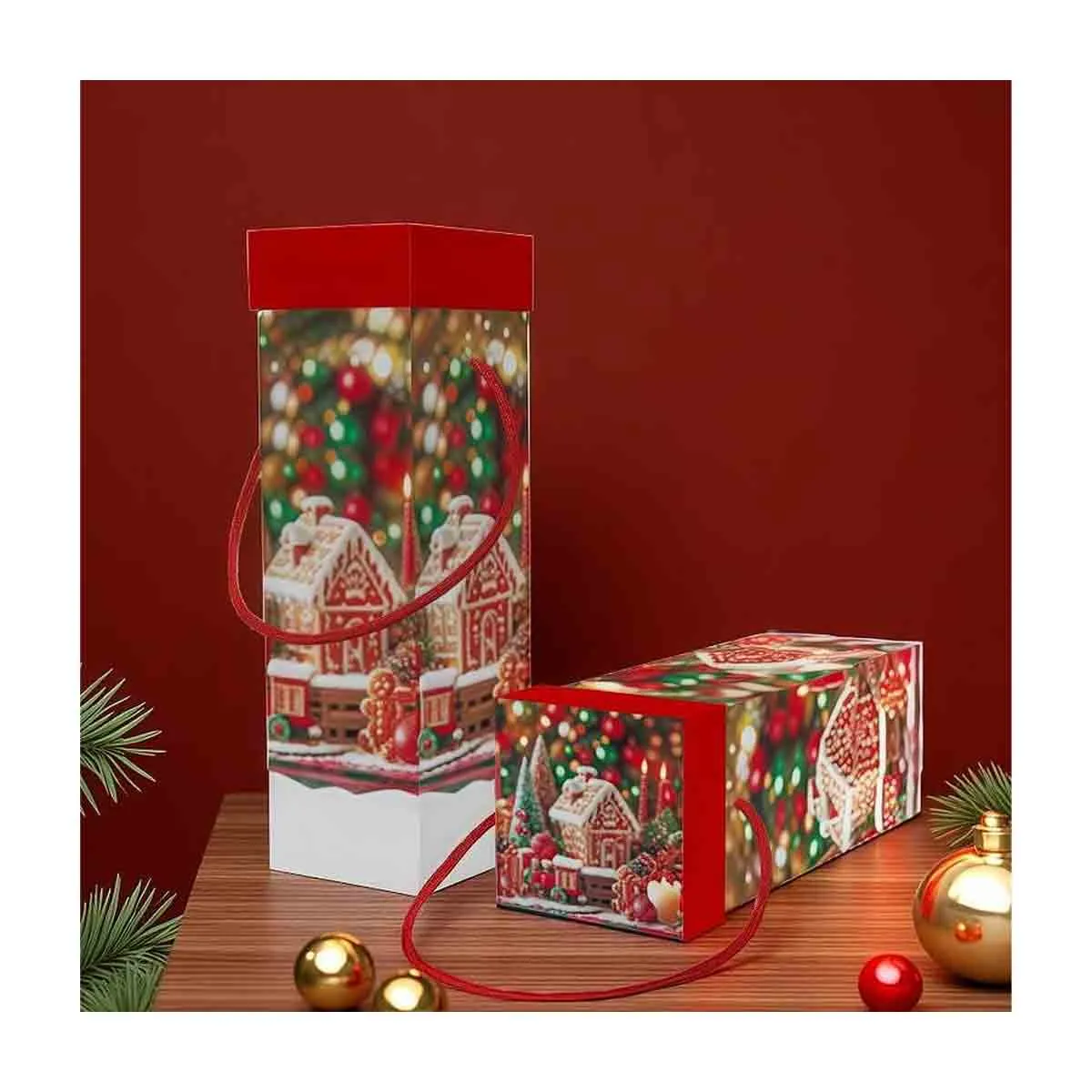 КОЛЕДНА КУТИЯ ЗА БУТИЛКА - 28035896