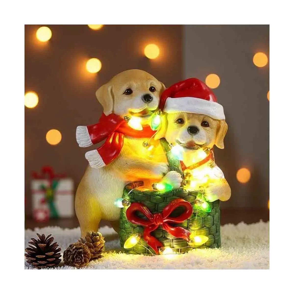 КОЛЕДНА ФИГУРКА - МАЛКИ КУЧЕНЦА, 23034963