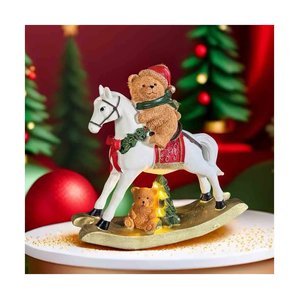 КОЛЕДНА ФИГУРКА - МЕЧЕ НА КОН, 23034936