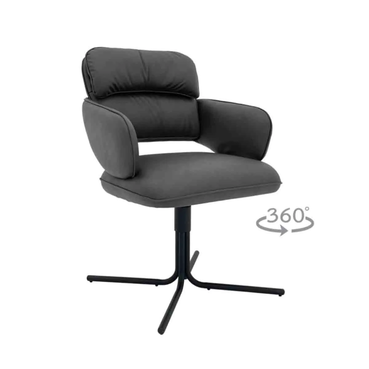 ТРАПЕЗЕН СТОЛ - RAKVERE, ТЪМНОСИВ 11