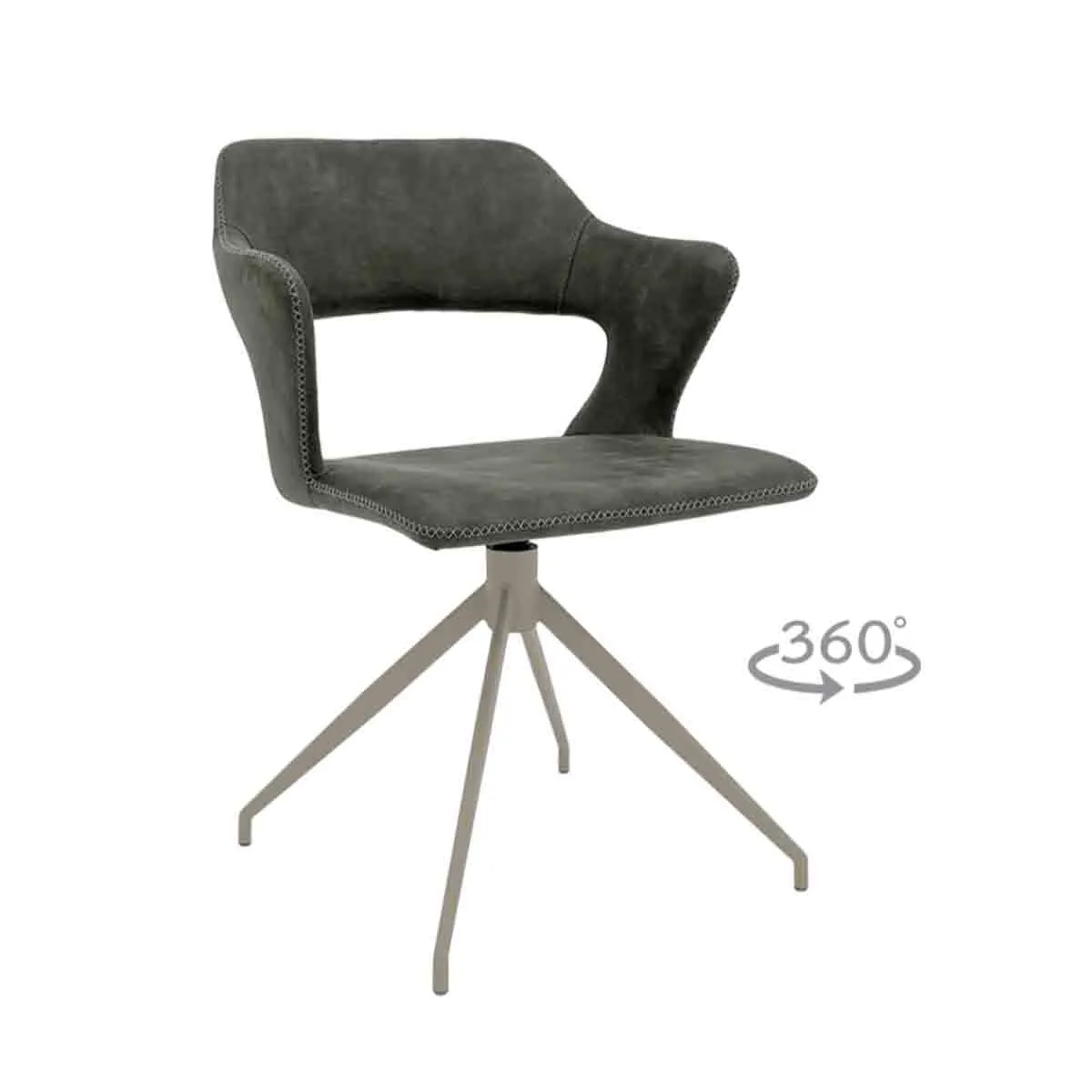 ТРАПЕЗЕН СТОЛ - RAPLA 1, ТЪМНОСИВ 09