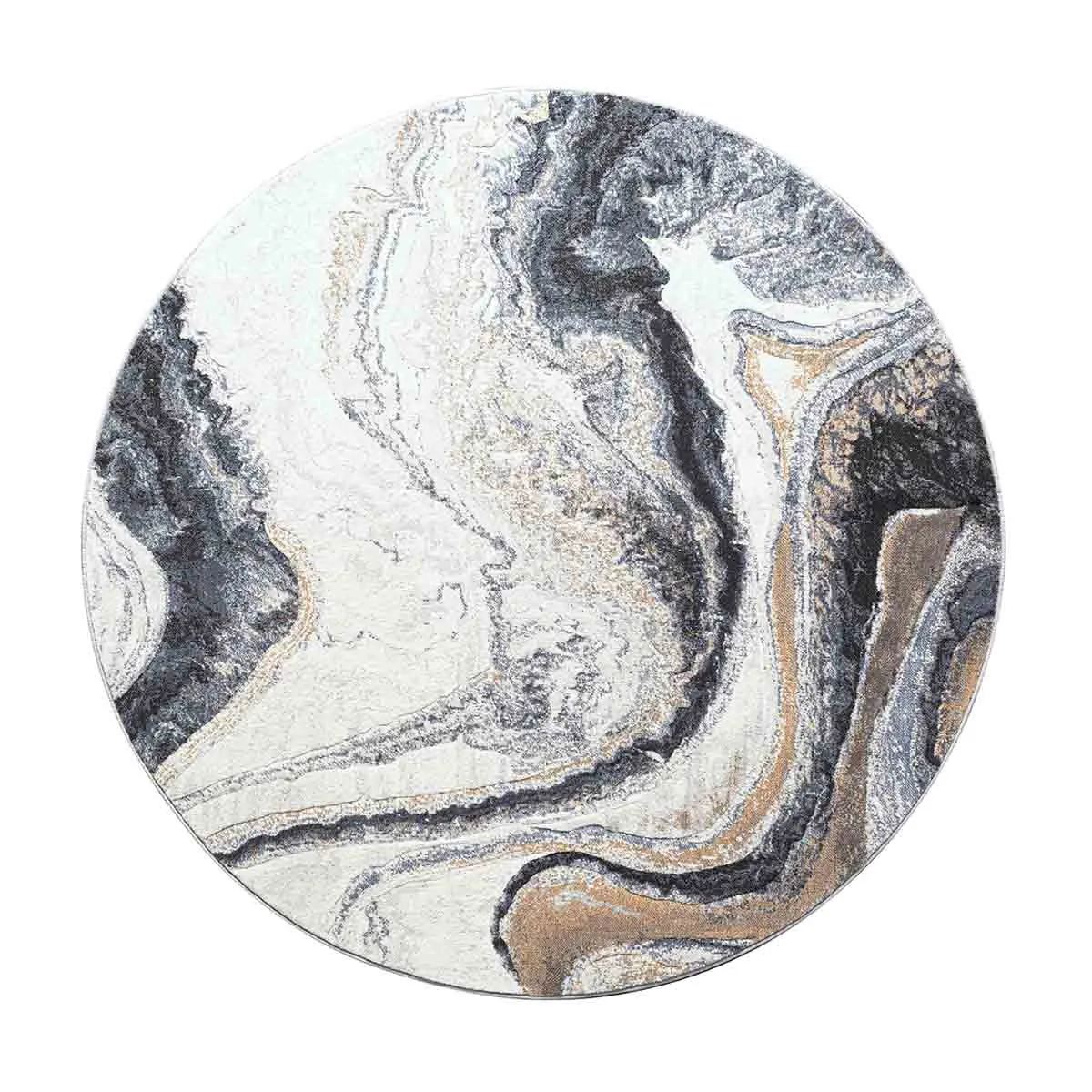 КИЛИМ - ARGENTUM, СИН МРАМОР, 160СМ - 21163618-8656