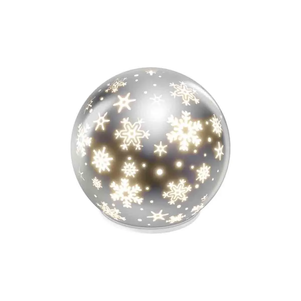 КОЛЕДНА СТЪКЛЕНА LED ТОПКА - DCLW28