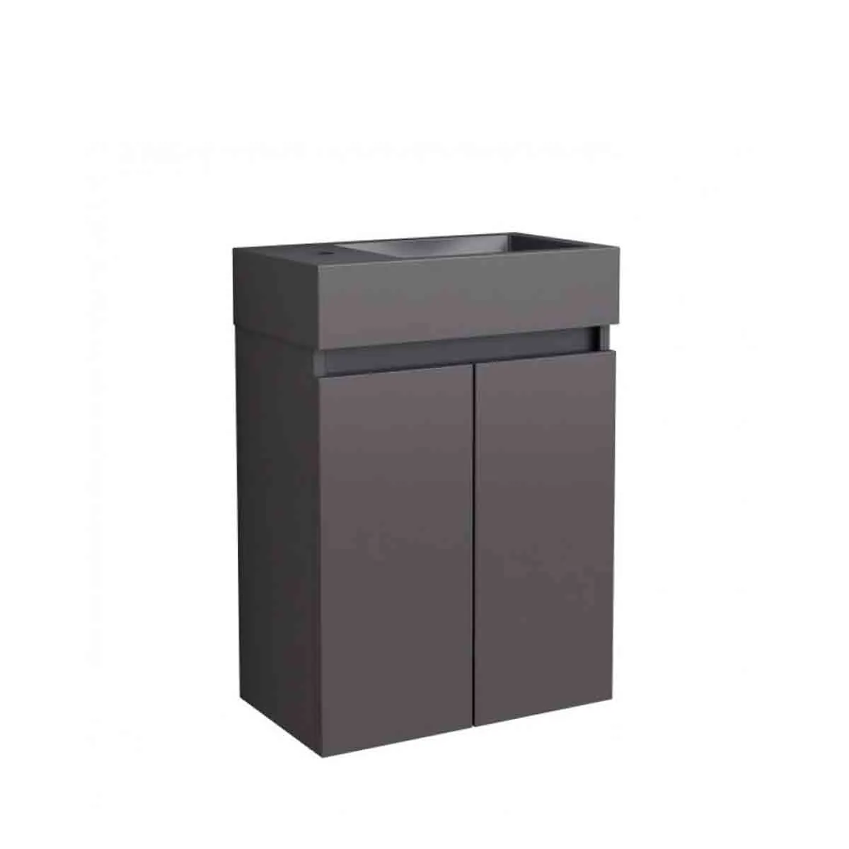 КОМПЛЕКТТ ЗА БАНЯ - 4242МВ С УМИВАЛНИК, ЧЕРЕН