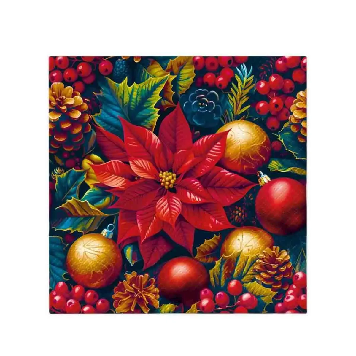 КОЛЕДНИ САЛФЕТКИ - КОЛЕДНА ЗВЕЗДА, 240-700