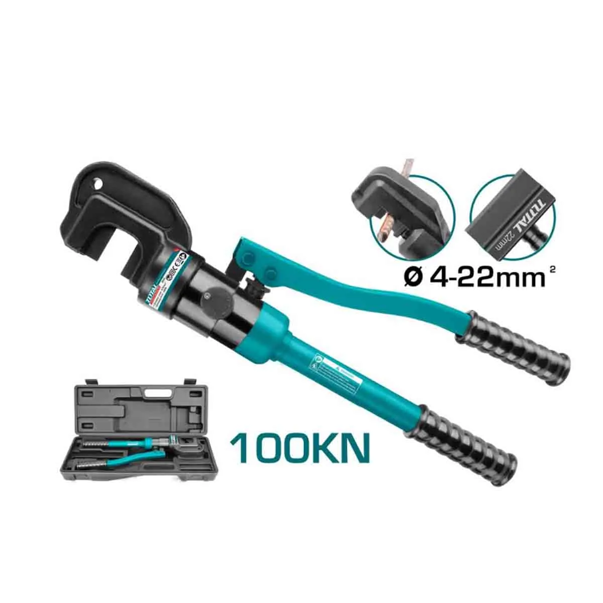 РЪЧНА ХИДРАВЛИЧНА НОЖИЦА - TOTAL, 4-22MM - 022