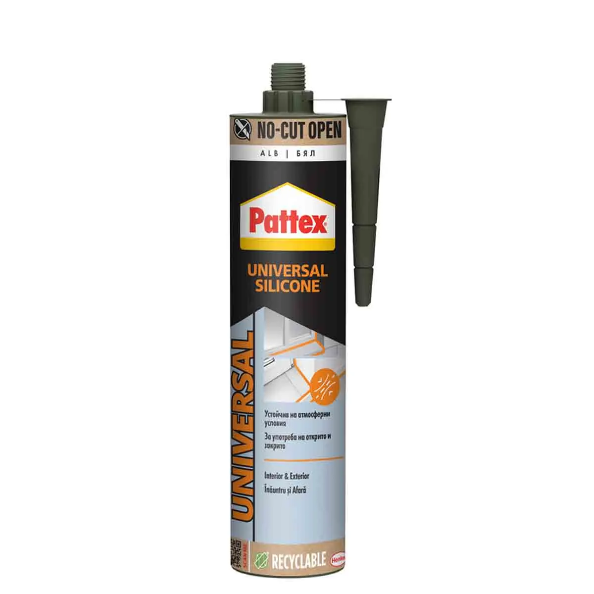 УНИВЕРСАЛЕН СИЛИКОН - PATTEX INNO, БЯЛ, 280МЛ - 1055052