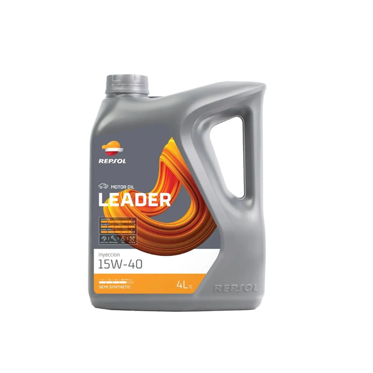 МИНЕРАЛНО ДВИГАТЕЛНО МАСЛО - L INYECCION, 15W-40, 4Л