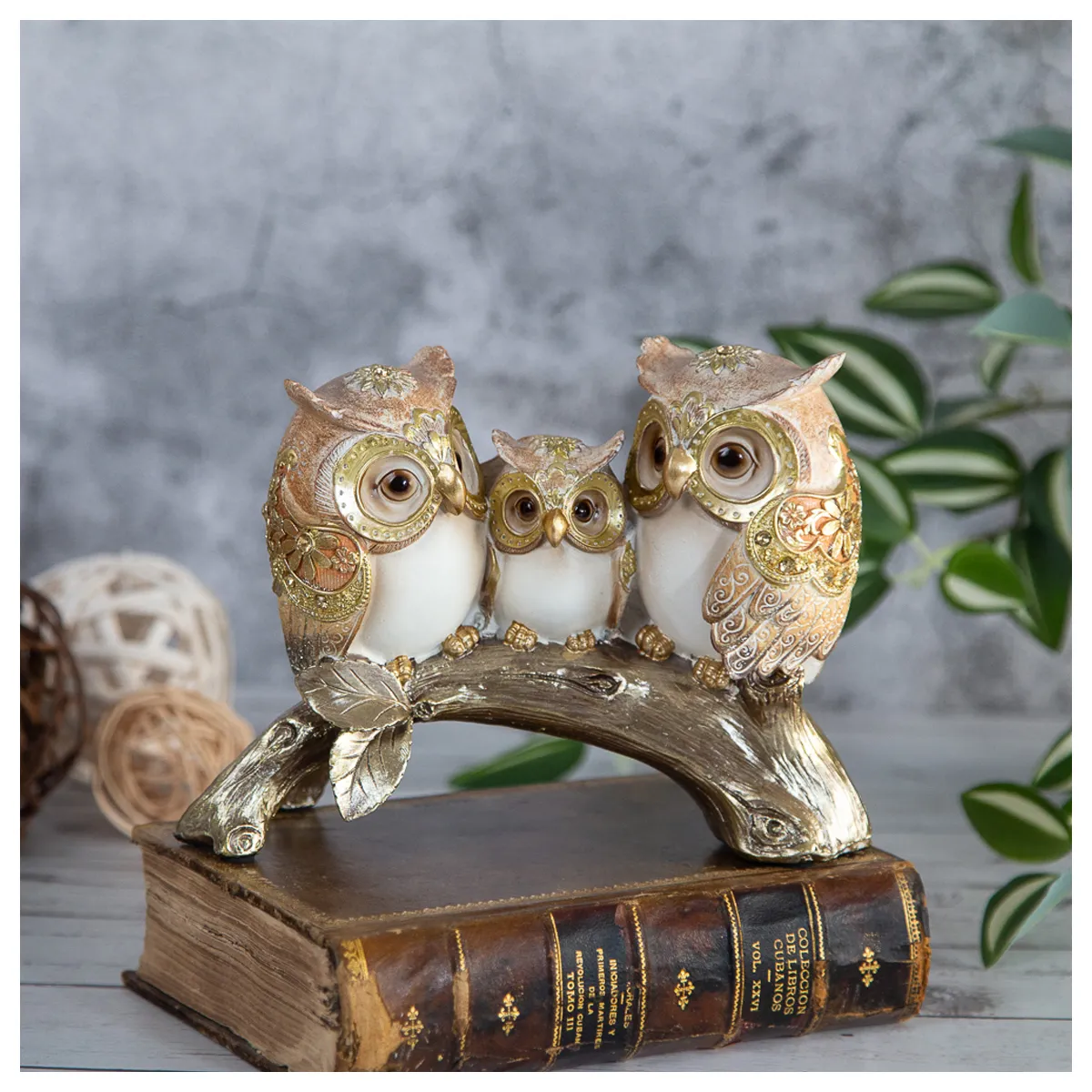 ДЕКОРАТИВНА СТАТУЕТКА - СЕМЕЙСТВО БУХАЛИ, 22432 - 81033809