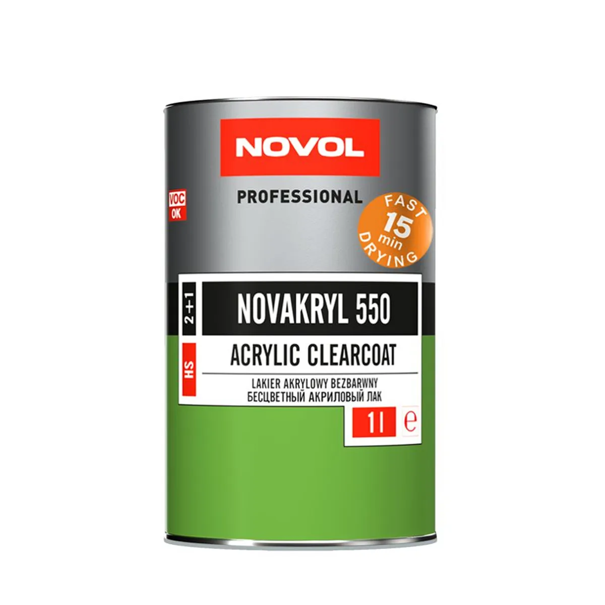 НОВОЛ ЛАК - 550 FAST DRYNG 2+1 1Л