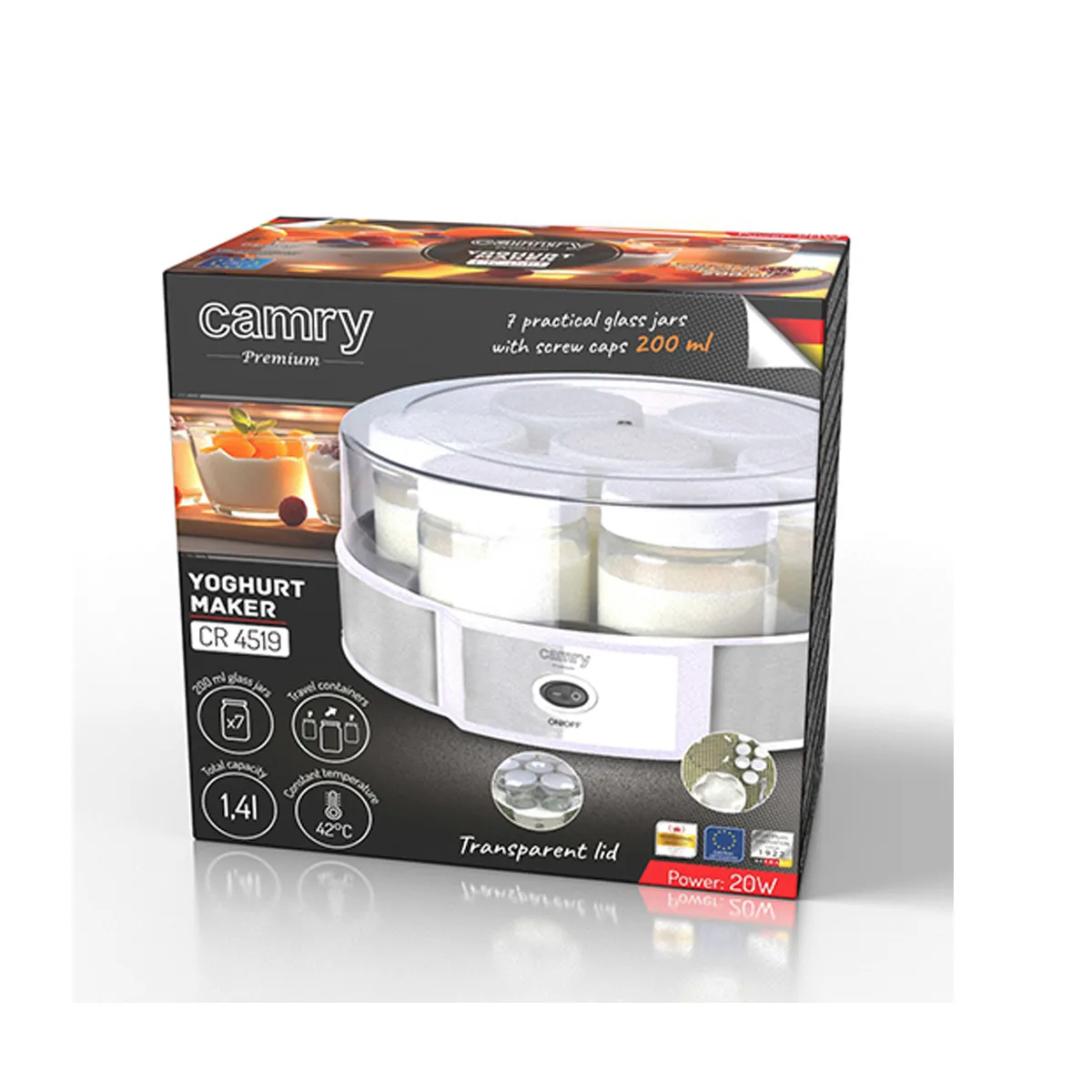 УРЕД ЗА ПРИГОТВЯНЕ НА КИСЕЛО МЛЯКО - CAMRI, CR4519 - 5652