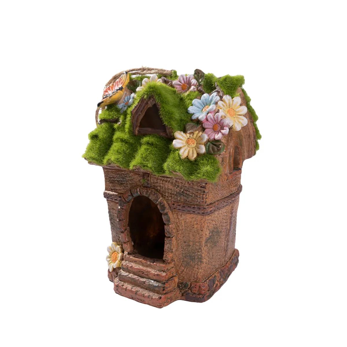 ГРАДИНСКА ФИГУРА - КЪЩИЧКА С ЦВЕТЯ, И068-1022