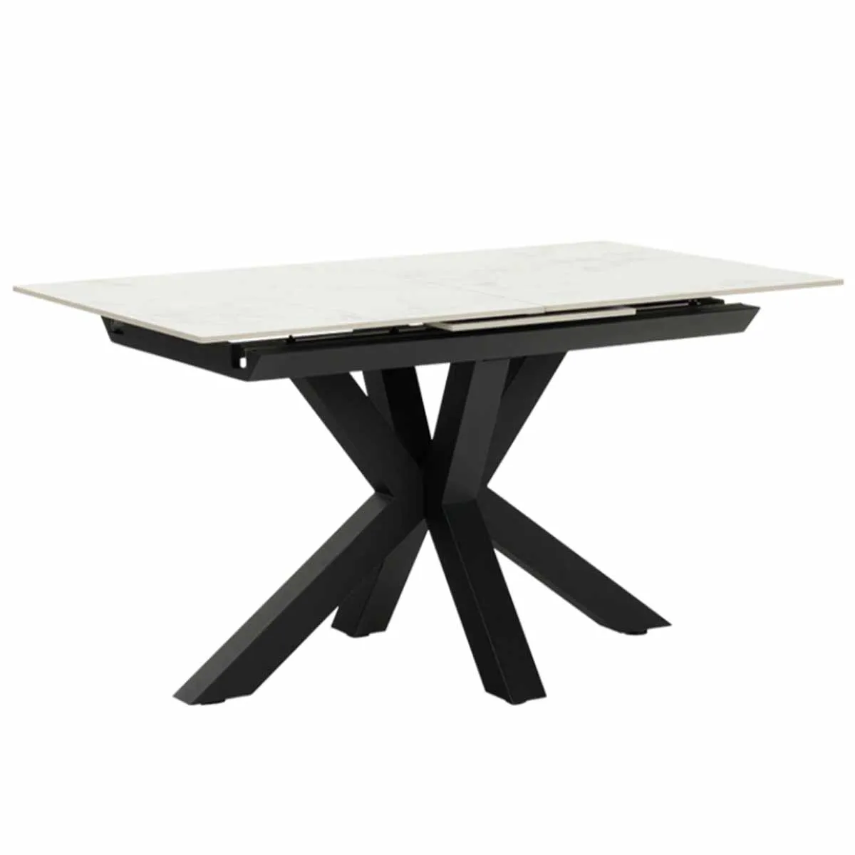 РАЗТЕГАТЕЛНА ТРАПЕЗНА МАСА - STARGARD, БЯЛ ГЛАНЦ