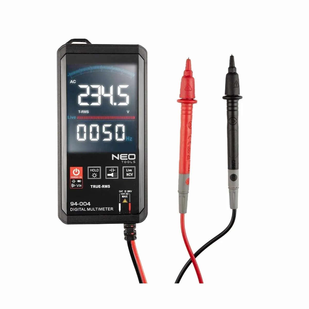 МУЛТИМЕТЪР ДИГИТАЛЕН - NEO TOOLS, 94-004