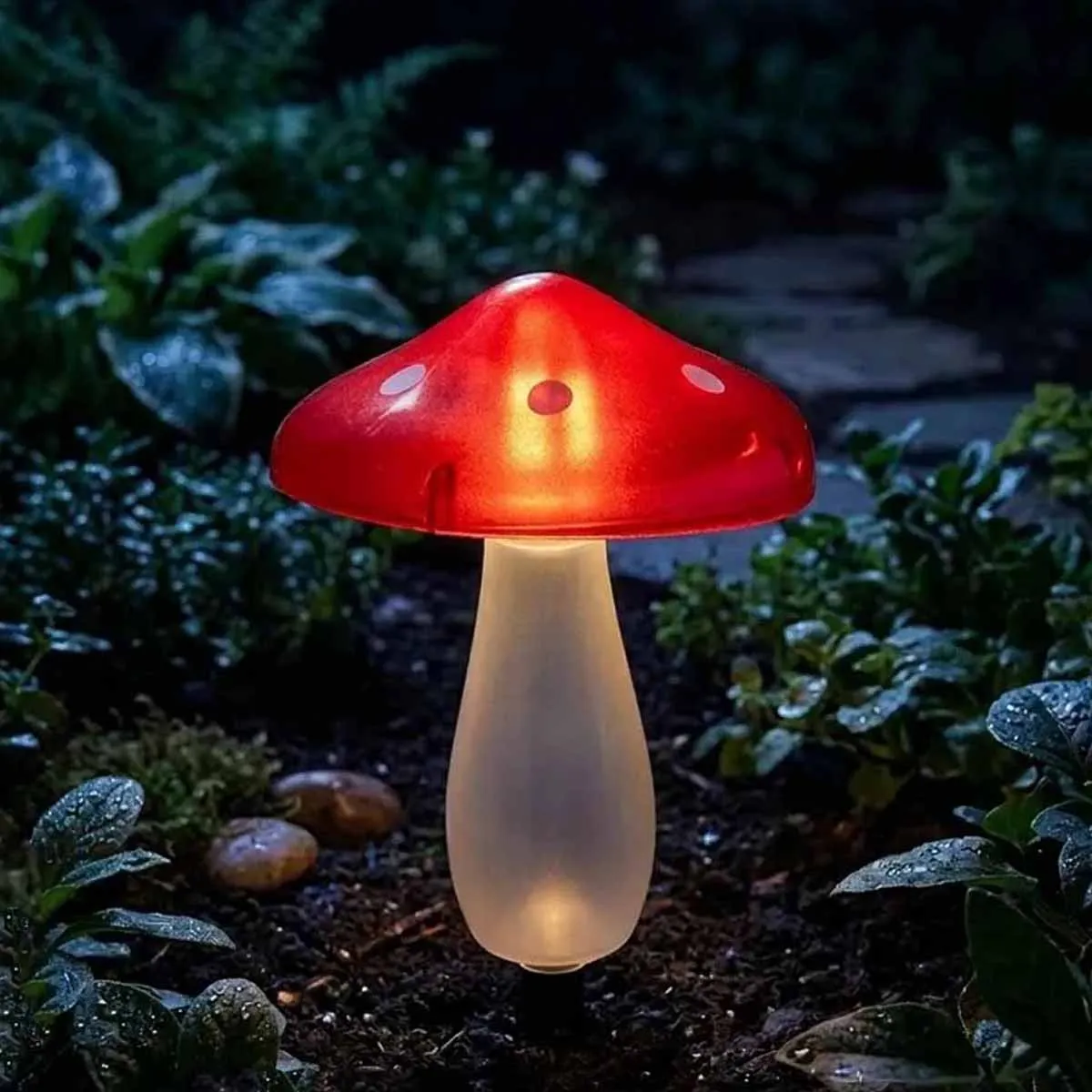 ГРАДИНСКА СОЛАРНА ЛАМПА - ГЪБА, 992385 / И072-1012