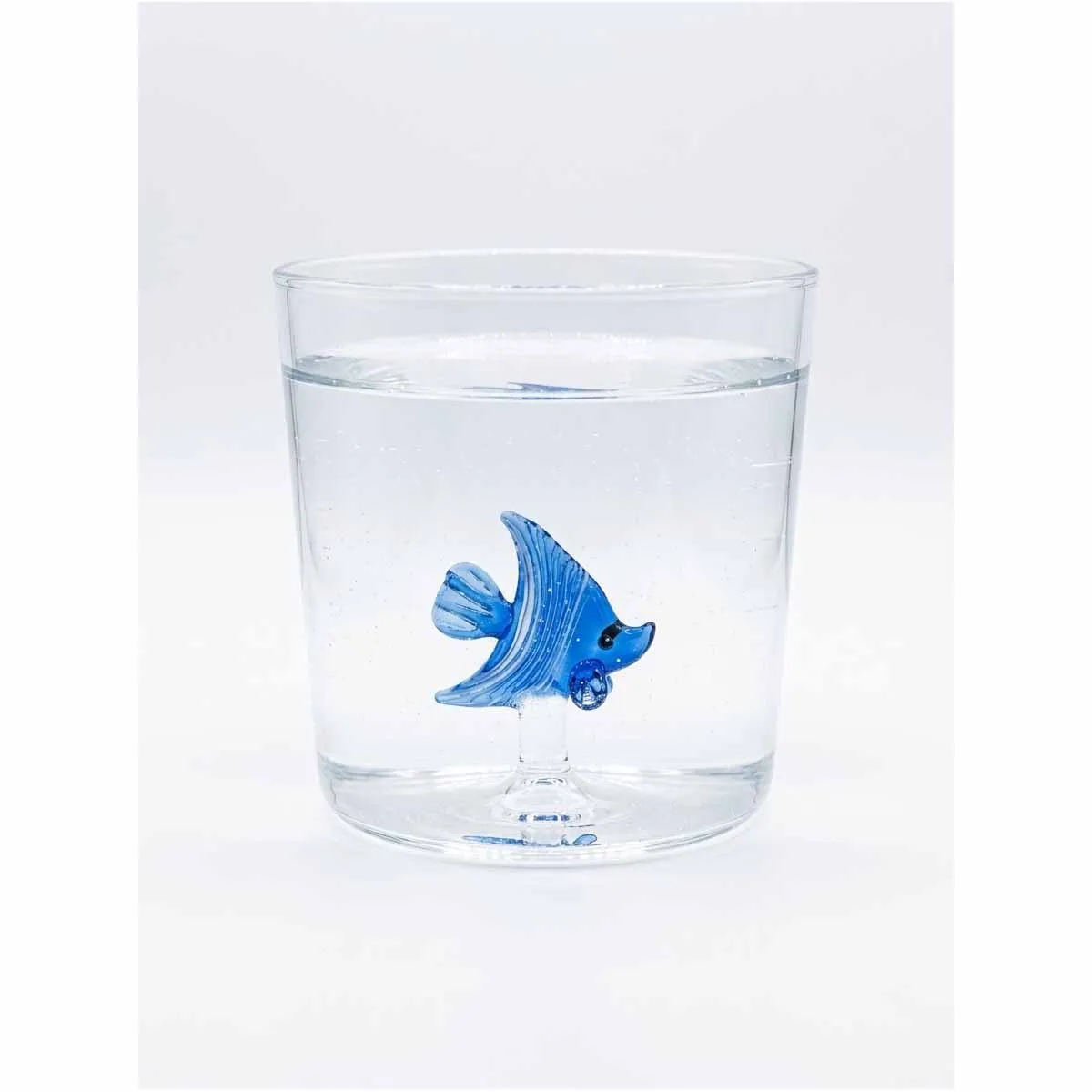 СТЪКЛЕНА ЧАША С ФИГУРА - АНГЕЛСКА РИБА, 350МЛ - И02-26382
