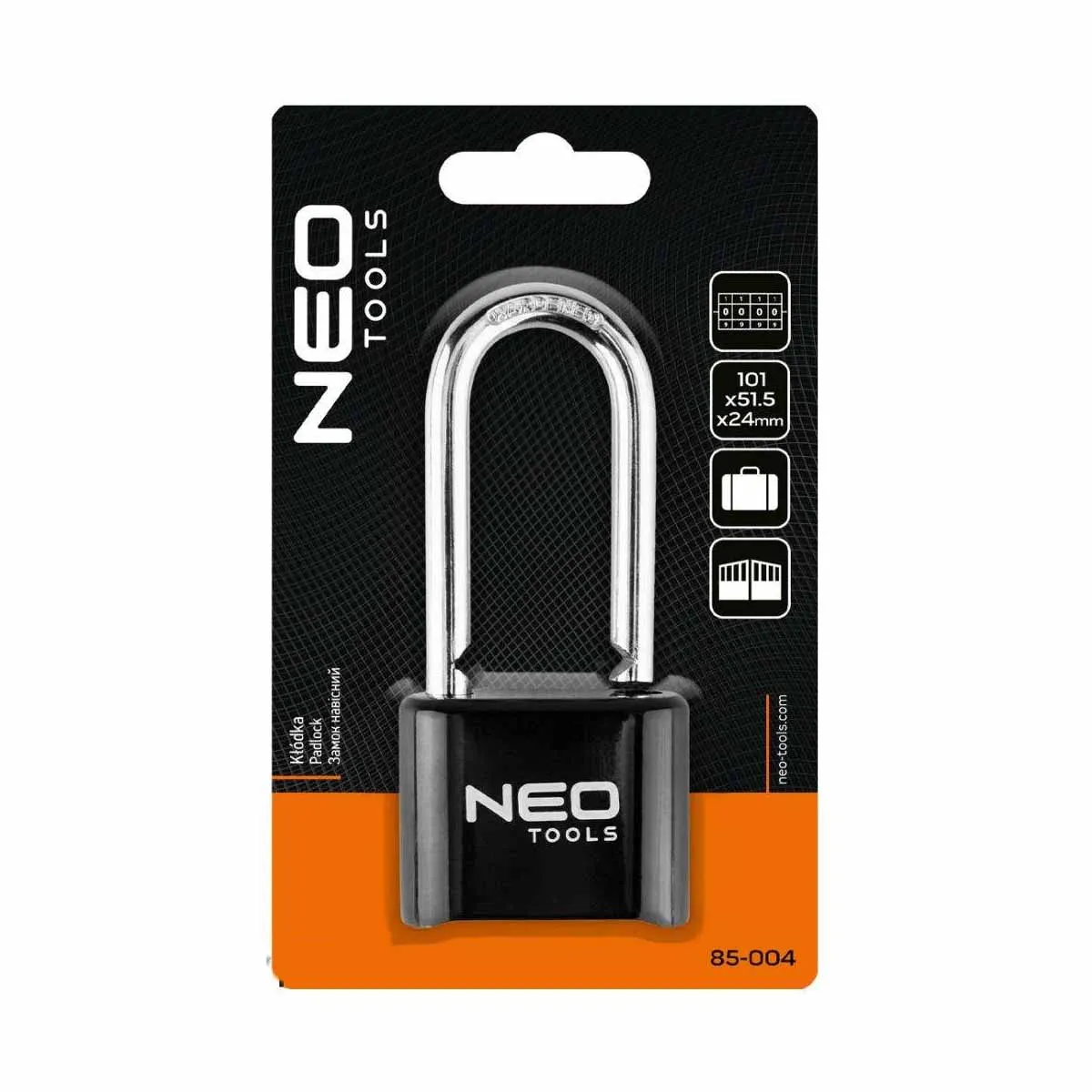 КАТИНАР С ШИФЪР - NEO TOOLS, 101x51,5x24 / 85-004