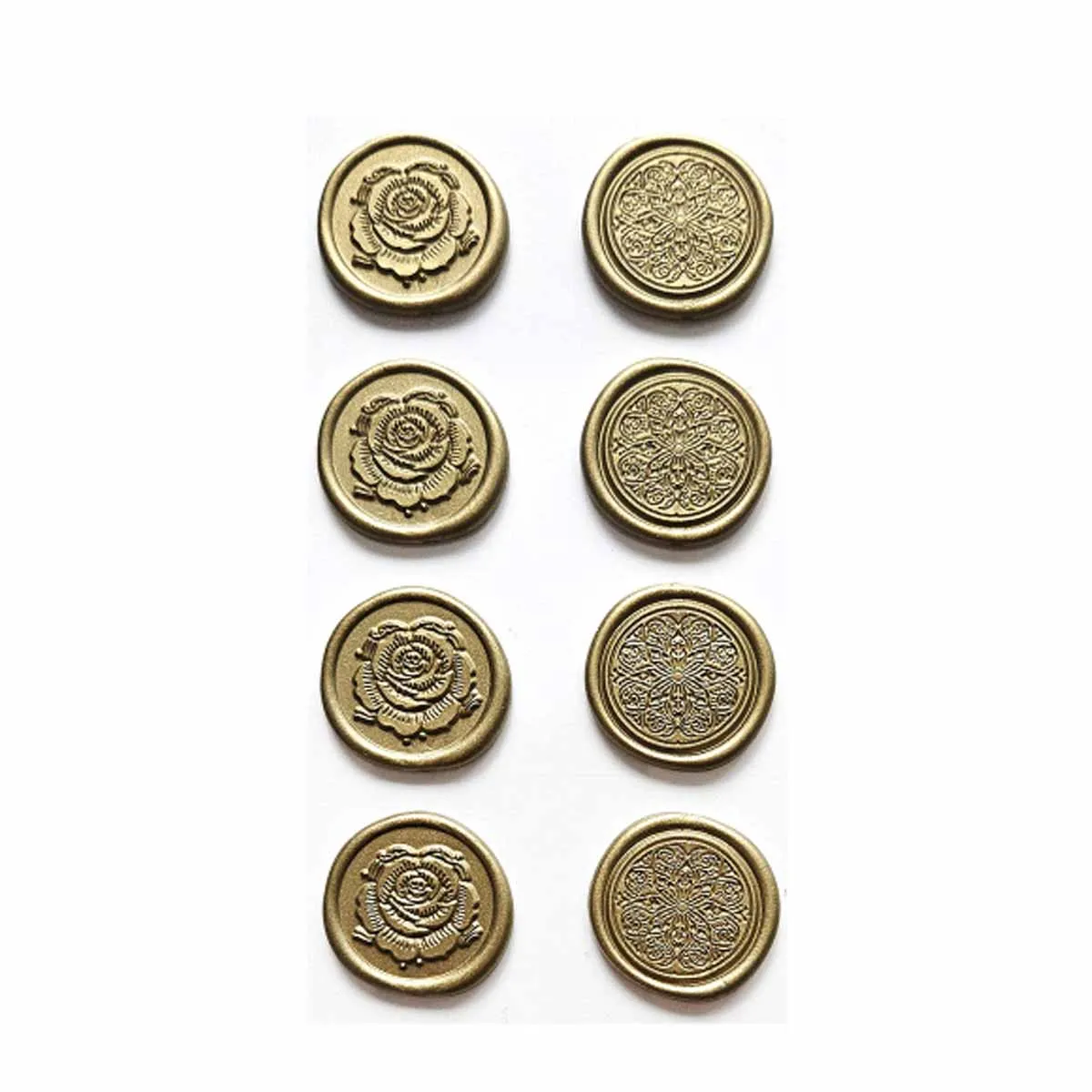 СТИКЕР ПЕЧАТ - ЗЛАТНИ РОЗИ/МАНДАЛИ, 51958