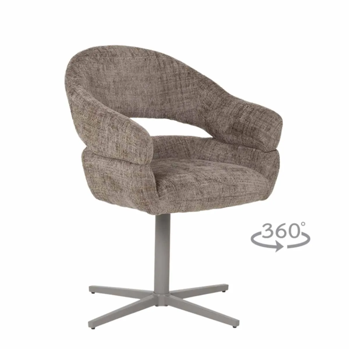 ТРАПЕЗЕН СТОЛ - VELASCO, ТЪМНОКАФЯВ МС