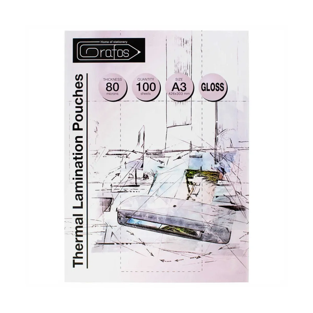 ФОЛИО ЗА ЛАМИНИРАНЕ - А3, 100БР / 2499