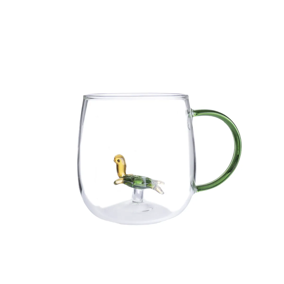 СТЪКЛЕНА ЧАША - МОРСКА КОСТЕНУРКА / И02-26385/1