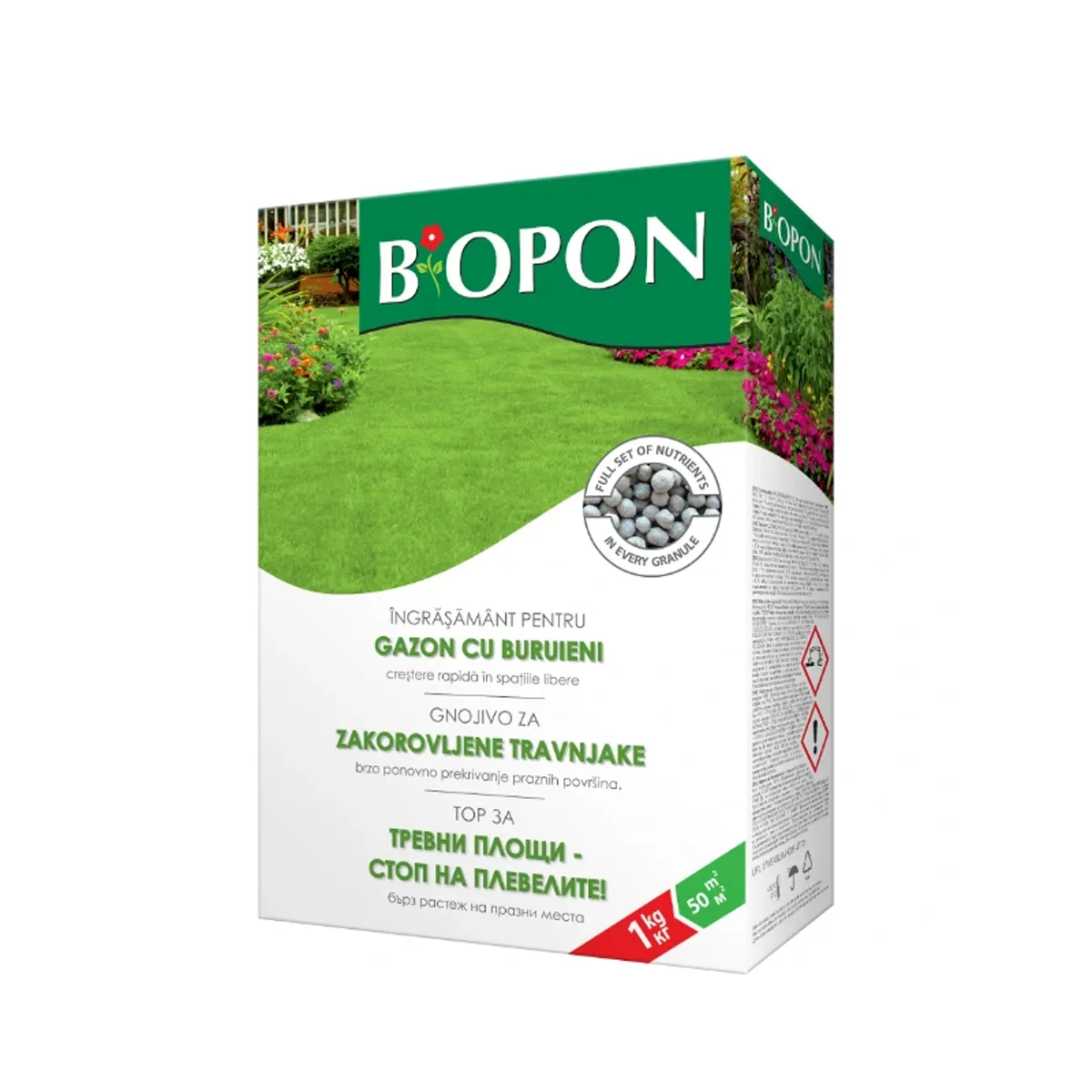 ТОР ЗА ТРЕВНА ПЛОЩ 1КГ - BIOPON, 1131