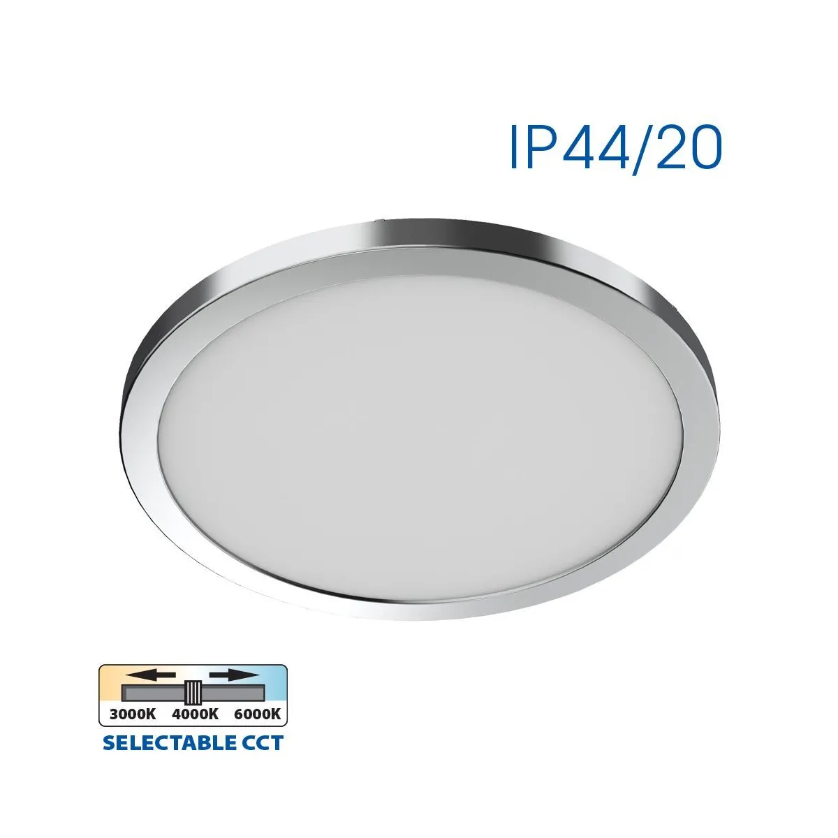 LED ПЛАФОНИЕРА - VIVALUX, NEBULA 24W CH/CCT